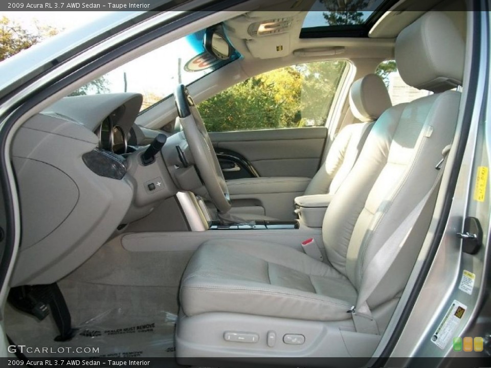 Taupe Interior Photo for the 2009 Acura RL 3.7 AWD Sedan #38862856