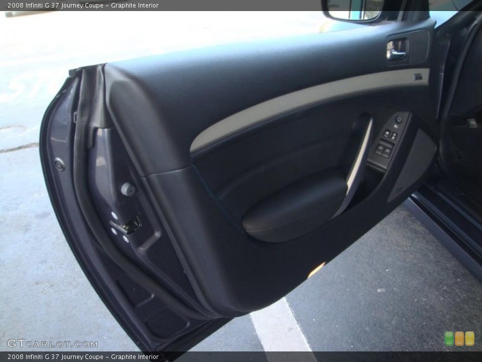 Graphite Interior Door Panel for the 2008 Infiniti G 37 Journey Coupe #38863372