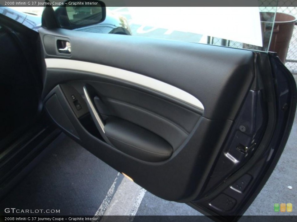 Graphite Interior Door Panel for the 2008 Infiniti G 37 Journey Coupe #38863424