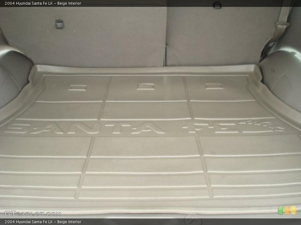 Beige Interior Trunk for the 2004 Hyundai Santa Fe LX #38864664