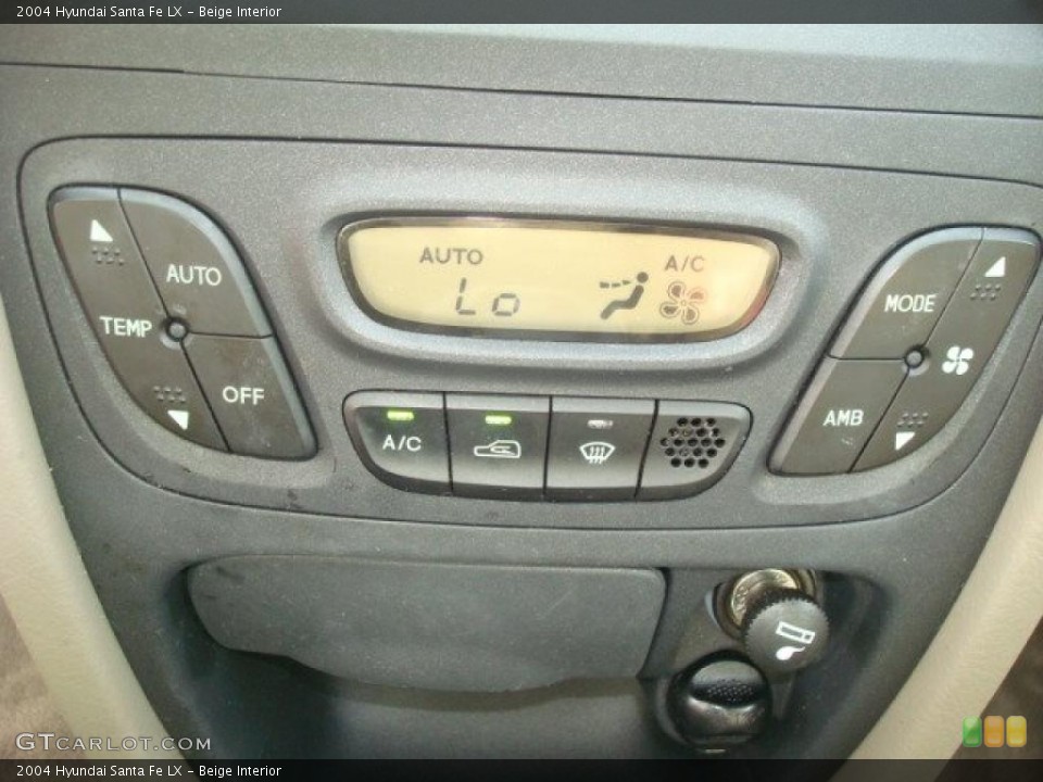 Beige Interior Controls for the 2004 Hyundai Santa Fe LX #38864732