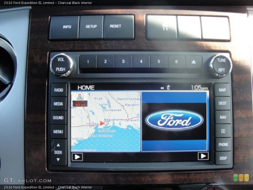 Charcoal Black Interior Navigation for the 2010 Ford Expedition EL Limited #38865376