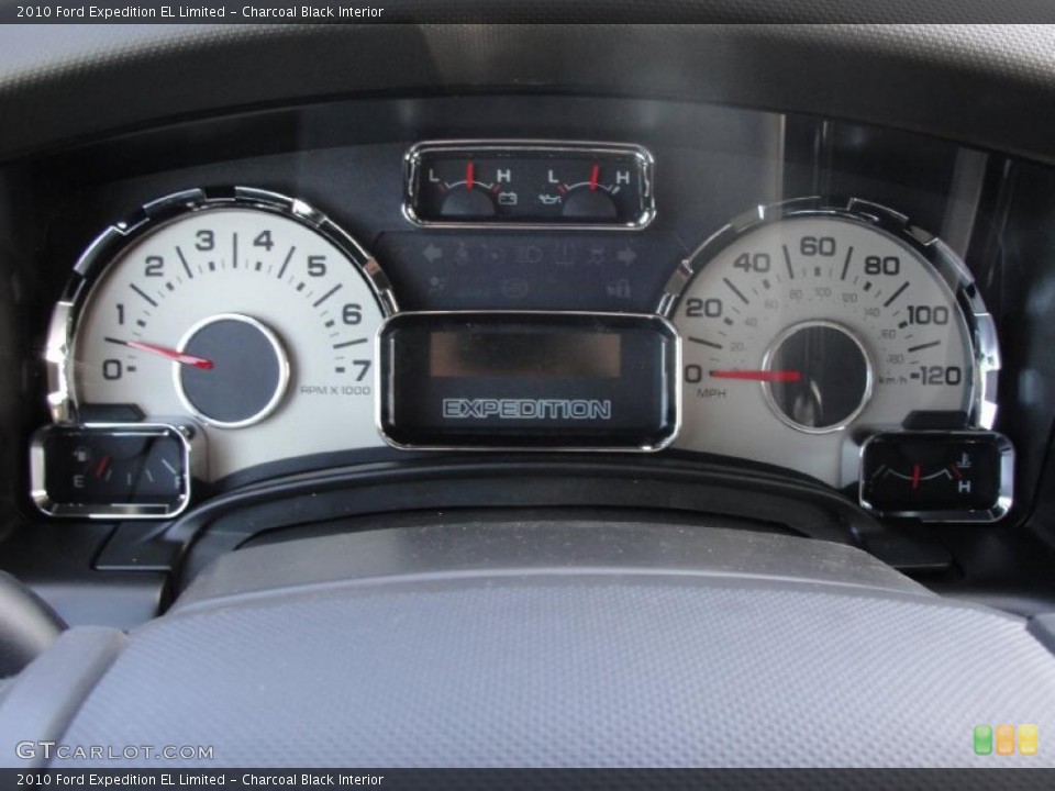 Charcoal Black Interior Gauges for the 2010 Ford Expedition EL Limited #38865448