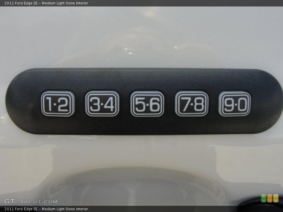Medium Light Stone Interior Controls for the 2011 Ford Edge SE #38866668