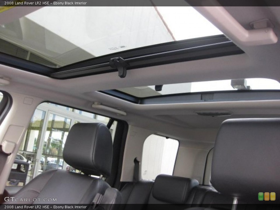 Ebony Black Interior Sunroof for the 2008 Land Rover LR2 HSE #38866836