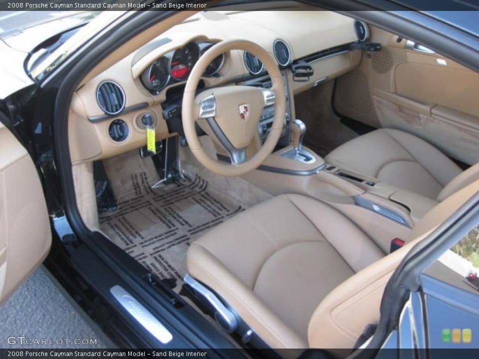 Sand Beige Interior Prime Interior for the 2008 Porsche Cayman  #38867384