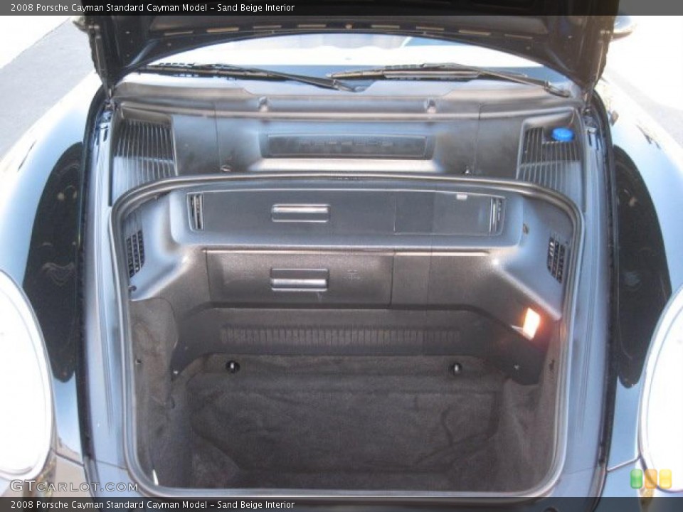 Sand Beige Interior Trunk for the 2008 Porsche Cayman  #38867412