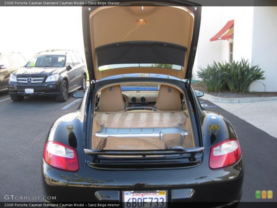 Sand Beige Interior Trunk for the 2008 Porsche Cayman  #38867448