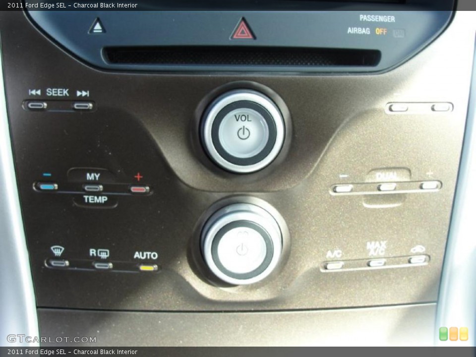 Charcoal Black Interior Controls for the 2011 Ford Edge SEL #38867452