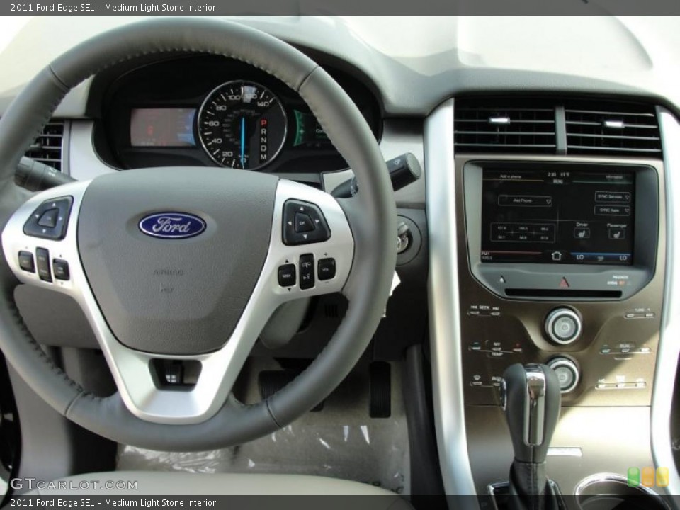 Medium Light Stone Interior Dashboard for the 2011 Ford Edge SEL #38868616