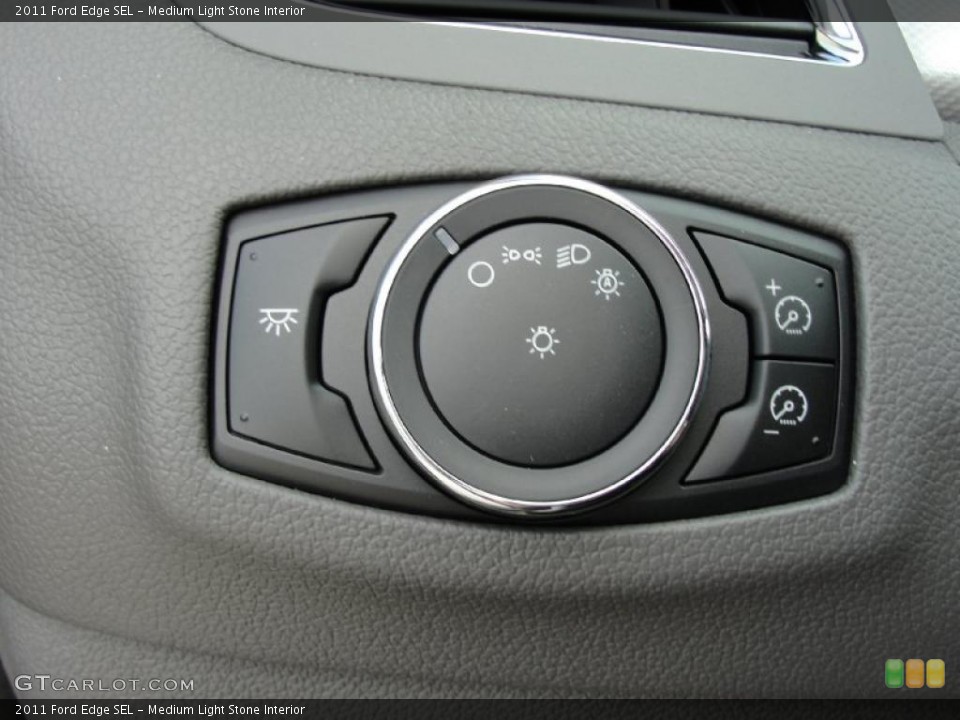 Medium Light Stone Interior Controls for the 2011 Ford Edge SEL #38868692