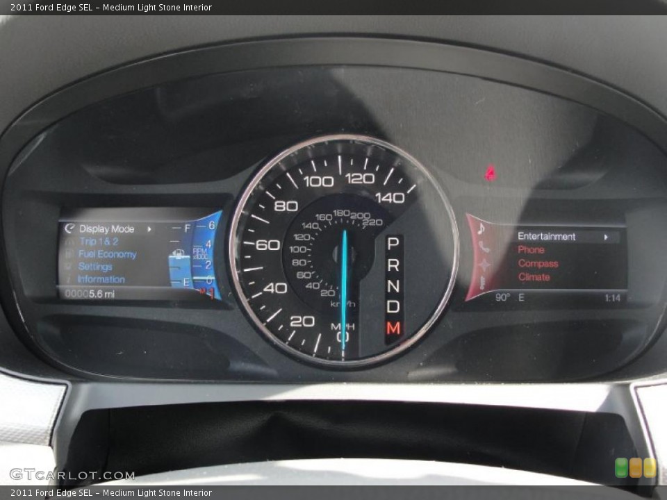 Medium Light Stone Interior Gauges for the 2011 Ford Edge SEL #38869248