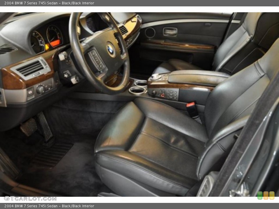 Black/Black Interior Photo for the 2004 BMW 7 Series 745i Sedan #38870860