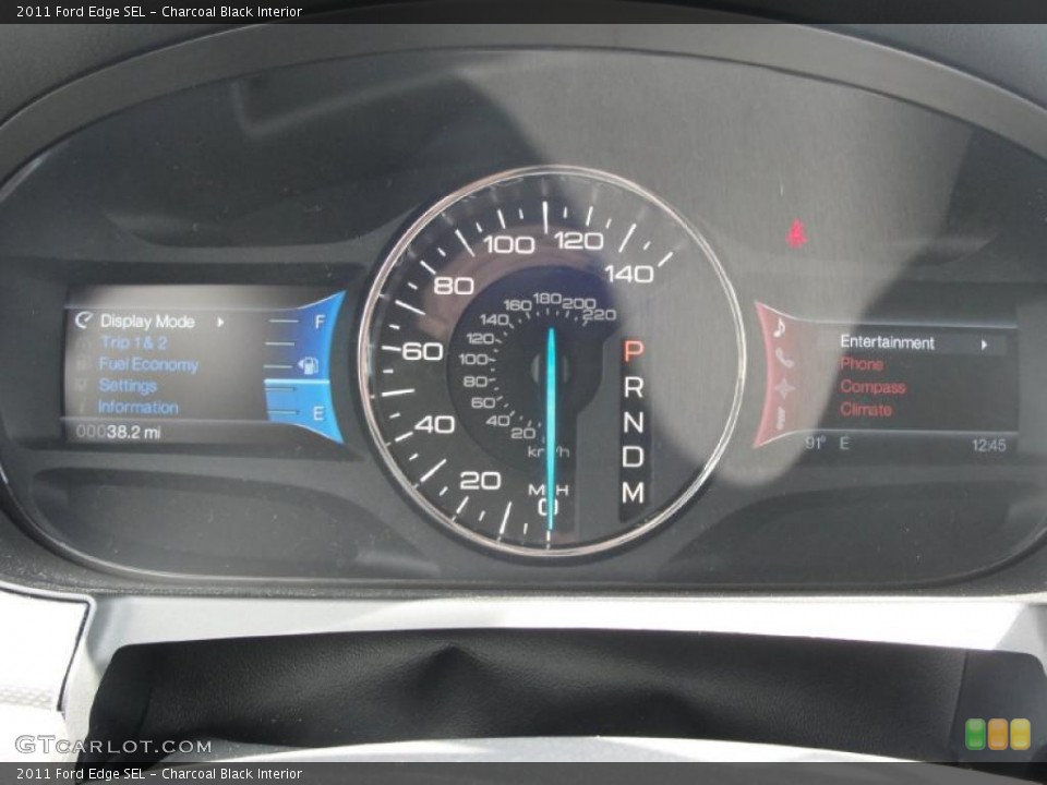 Charcoal Black Interior Gauges for the 2011 Ford Edge SEL #38870892