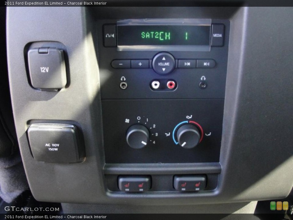 Charcoal Black Interior Controls for the 2011 Ford Expedition EL Limited #38871496