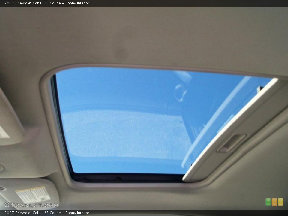 Ebony Interior Sunroof for the 2007 Chevrolet Cobalt SS Coupe #38871520