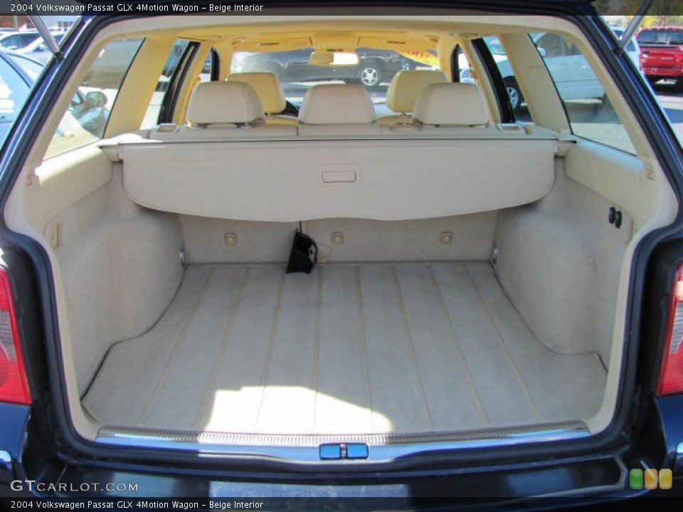 Beige Interior Trunk for the 2004 Volkswagen Passat GLX 4Motion Wagon #38872064