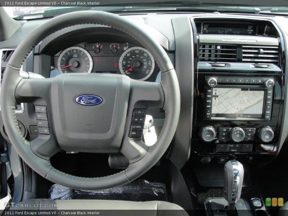 Charcoal Black Interior Dashboard for the 2011 Ford Escape Limited V6 #38874836
