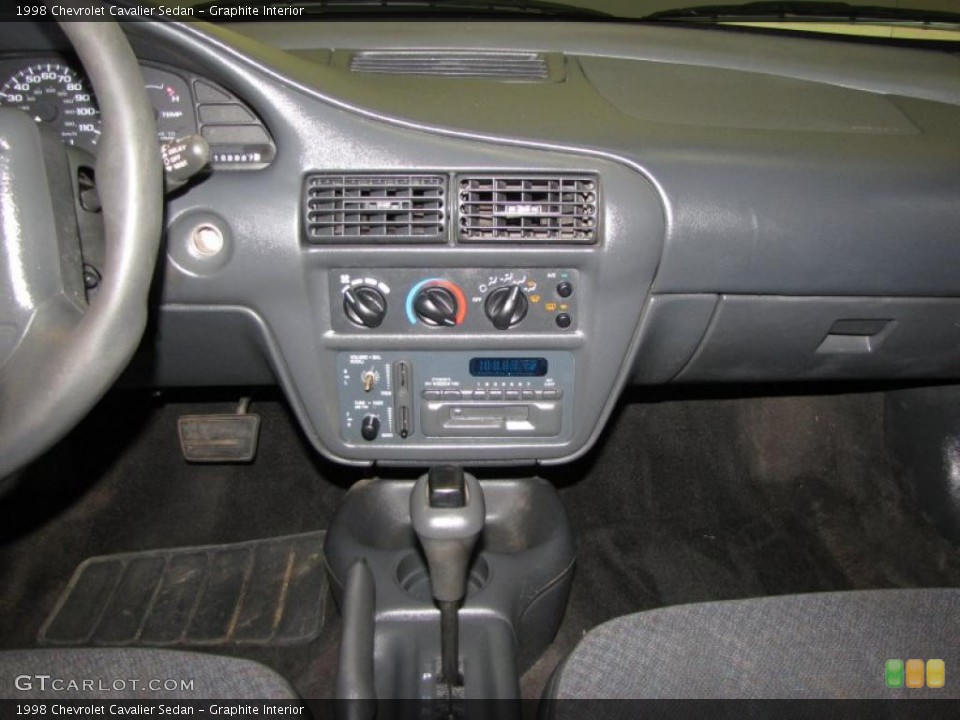Graphite Interior Controls for the 1998 Chevrolet Cavalier Sedan #38876800