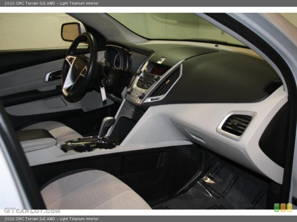 Light Titanium Interior Dashboard for the 2010 GMC Terrain SLE AWD #38879648