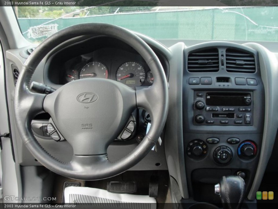 Gray Interior Dashboard for the 2003 Hyundai Santa Fe GLS #38880236