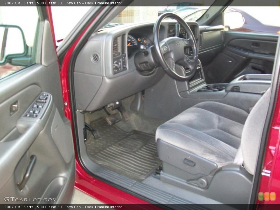 Dark Titanium Interior Prime Interior for the 2007 GMC Sierra 1500 Classic SLE Crew Cab #38880520