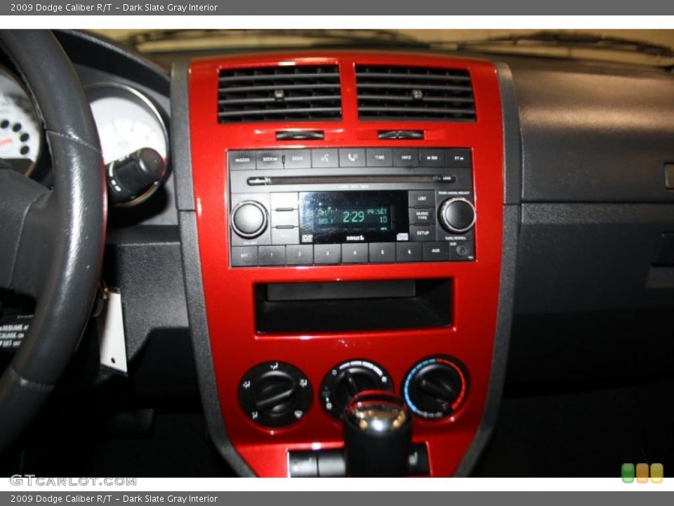 Dark Slate Gray Interior Controls for the 2009 Dodge Caliber R/T #38881477