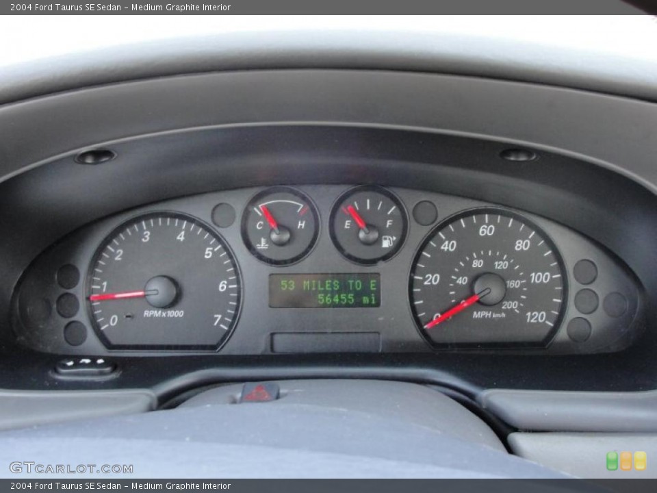 Medium Graphite Interior Gauges for the 2004 Ford Taurus SE Sedan #38881757