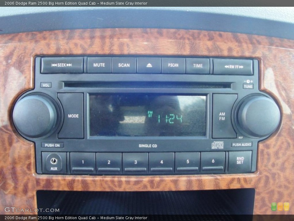 Medium Slate Gray Interior Controls for the 2006 Dodge Ram 2500 Big Horn Edition Quad Cab #38883573
