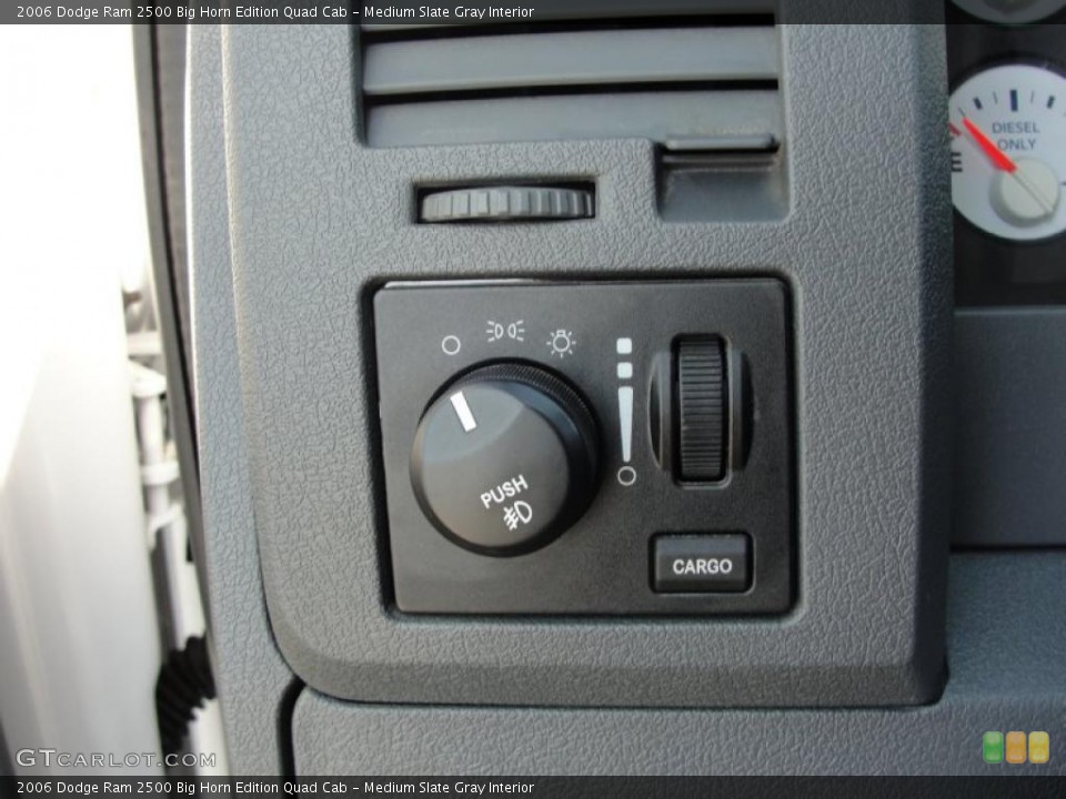 Medium Slate Gray Interior Controls for the 2006 Dodge Ram 2500 Big Horn Edition Quad Cab #38883673