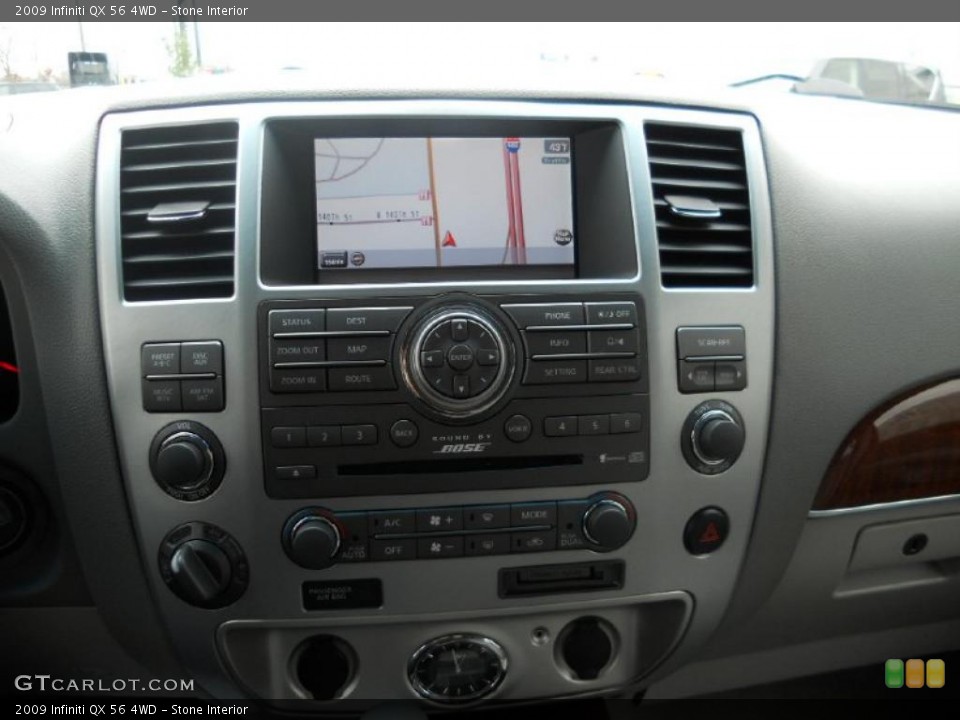 Stone Interior Navigation for the 2009 Infiniti QX 56 4WD #38884409