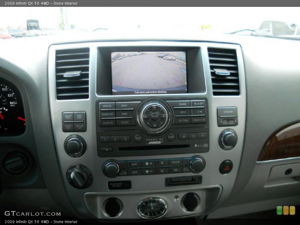 Stone Interior Controls for the 2009 Infiniti QX 56 4WD #38884425