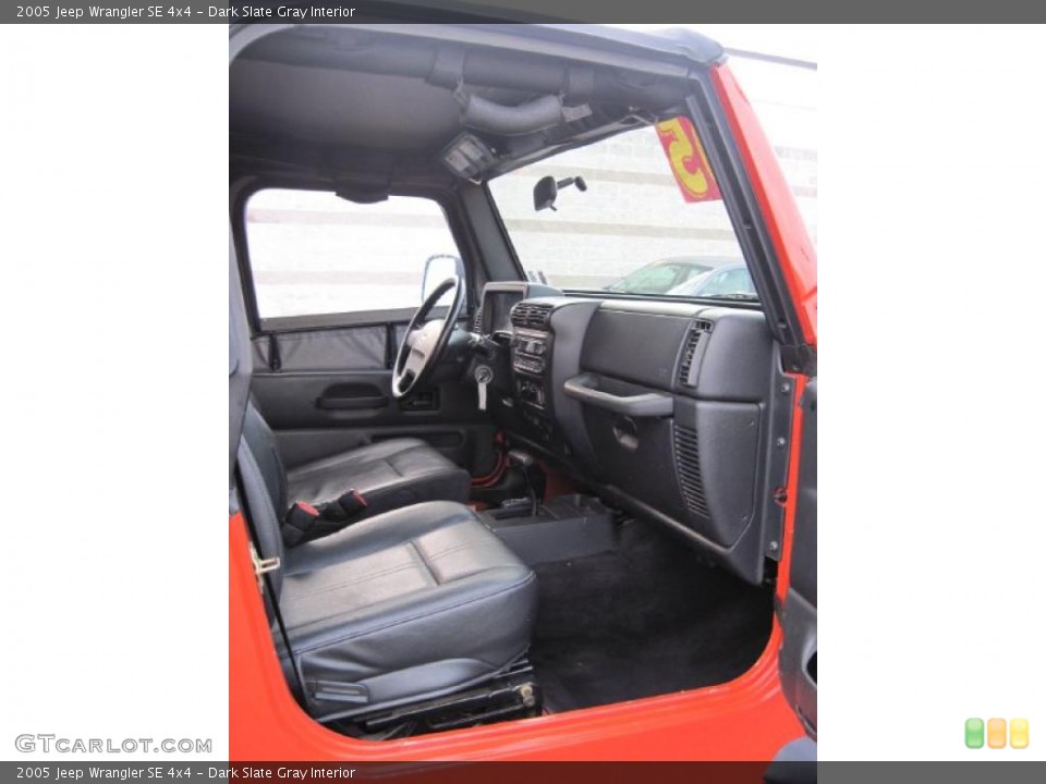Dark Slate Gray Interior Photo for the 2005 Jeep Wrangler SE 4x4 #38887117
