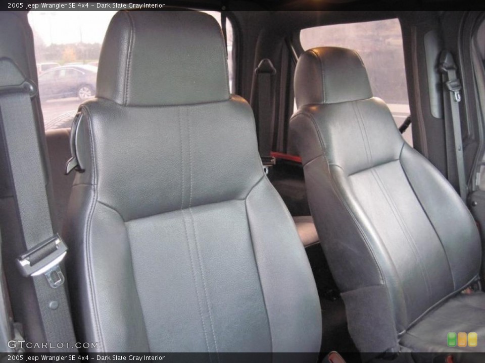 Dark Slate Gray Interior Photo for the 2005 Jeep Wrangler SE 4x4 #38887125