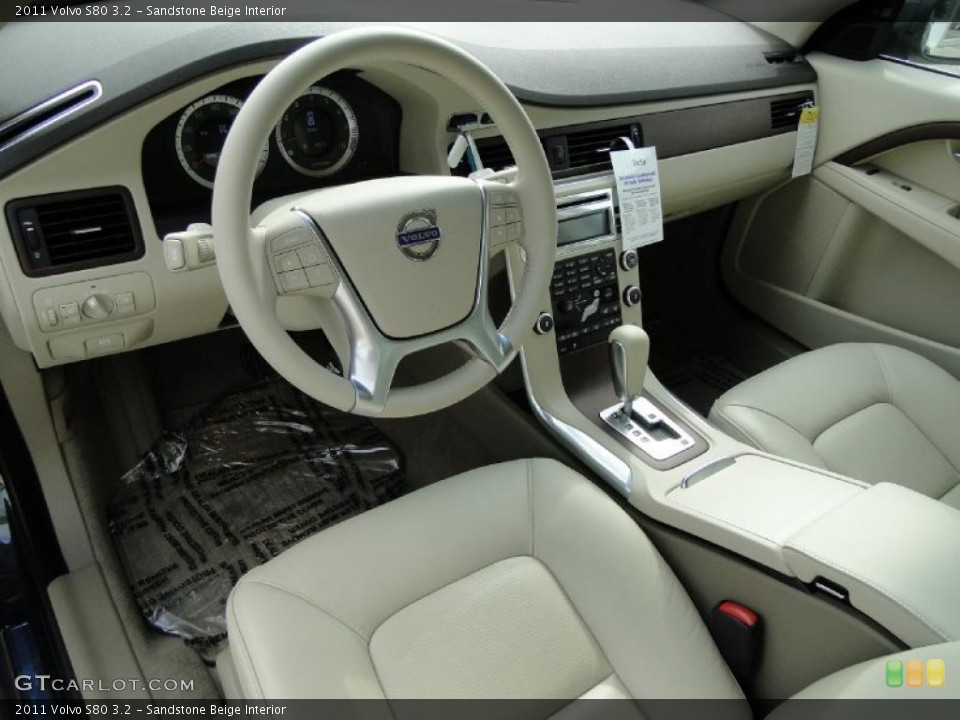 Sandstone Beige Interior Photo for the 2011 Volvo S80 3.2 #38889010