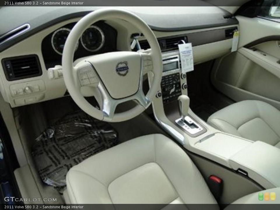 Sandstone Beige Interior Prime Interior for the 2011 Volvo S80 3.2 #38889026