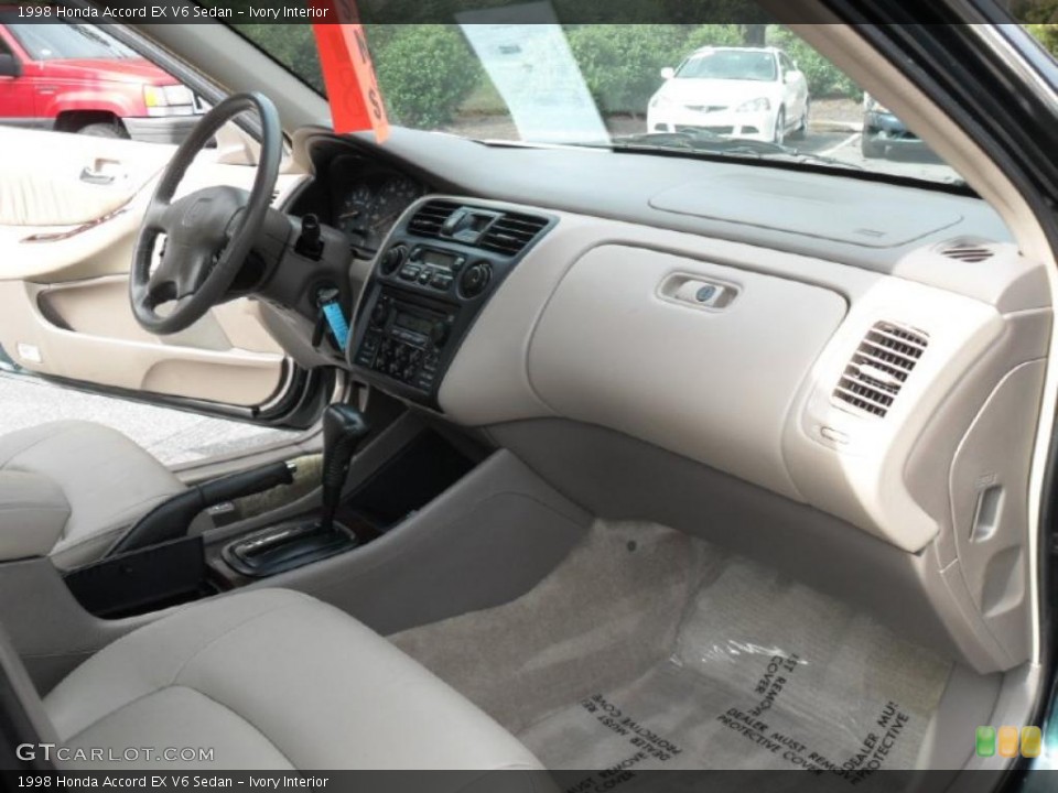 Ivory Interior Dashboard for the 1998 Honda Accord EX V6 Sedan #38889450