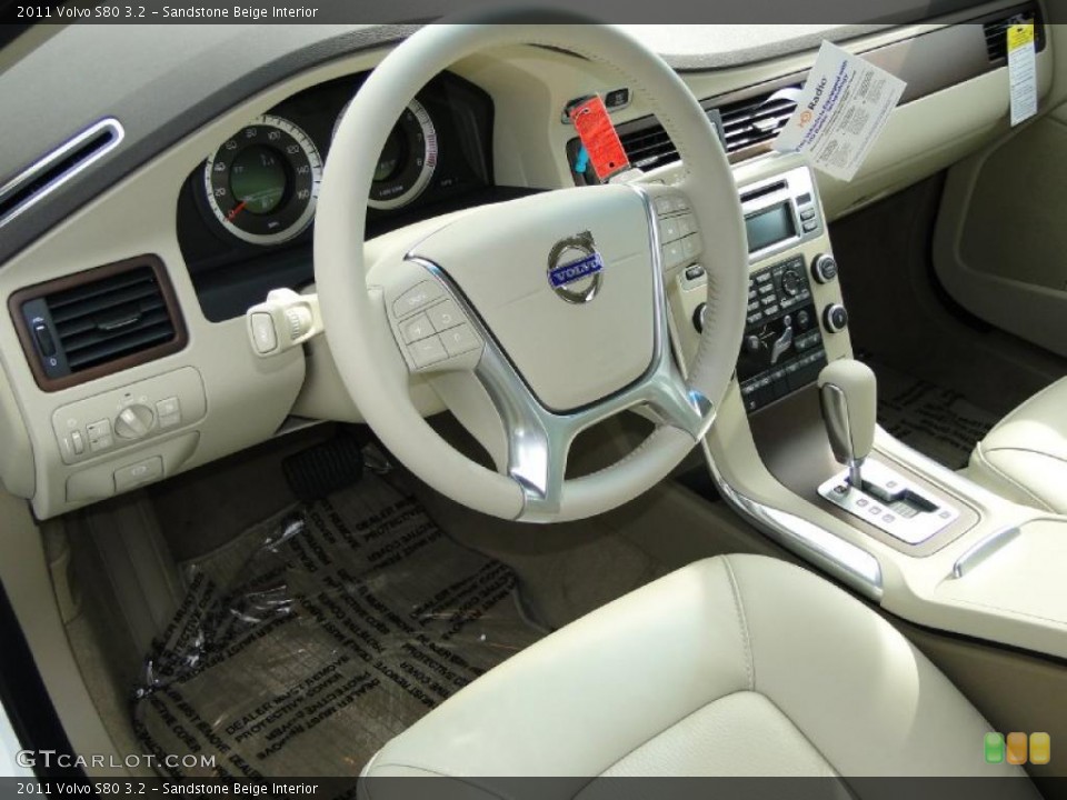 Sandstone Beige Interior Prime Interior for the 2011 Volvo S80 3.2 #38889990