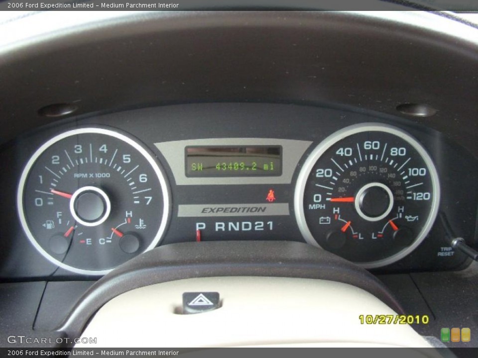 Medium Parchment Interior Gauges for the 2006 Ford Expedition Limited #38890890