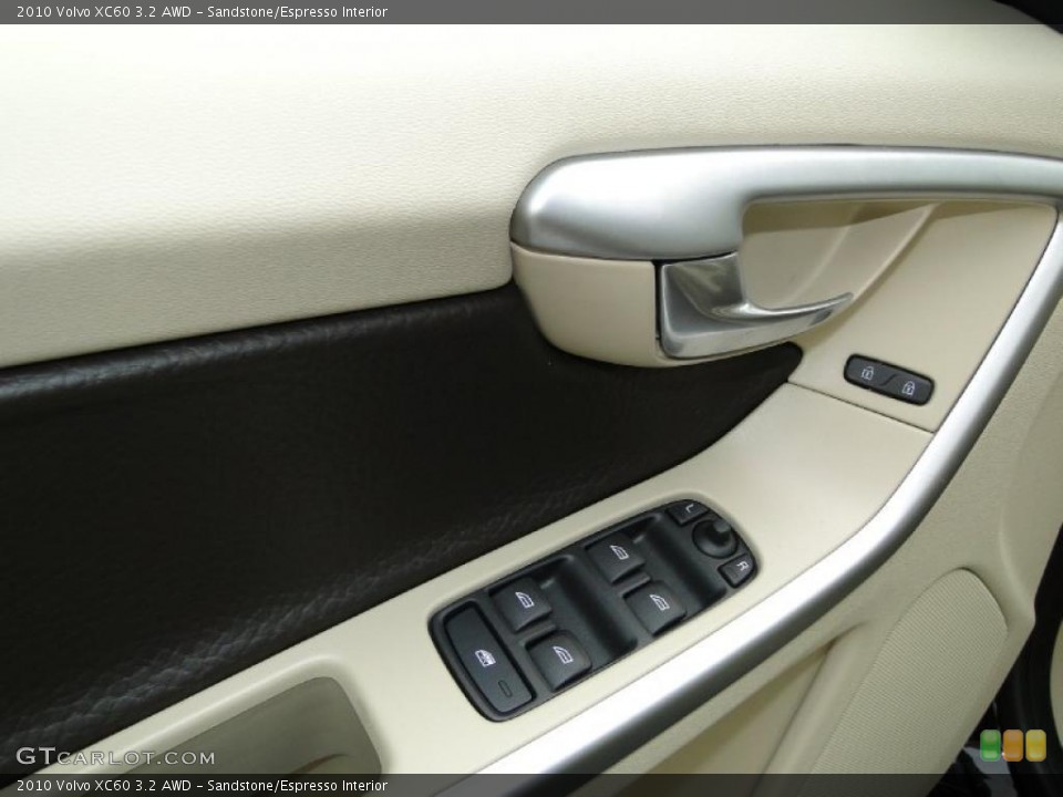 Sandstone/Espresso Interior Controls for the 2010 Volvo XC60 3.2 AWD #38891294