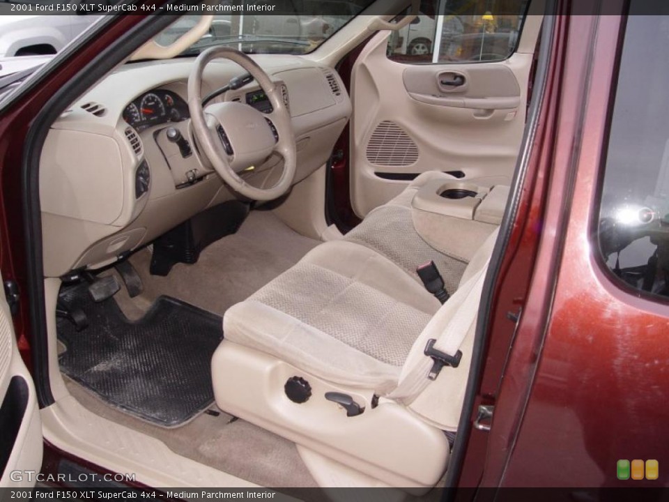 Medium Parchment Interior Prime Interior for the 2001 Ford F150 XLT SuperCab 4x4 #38892534