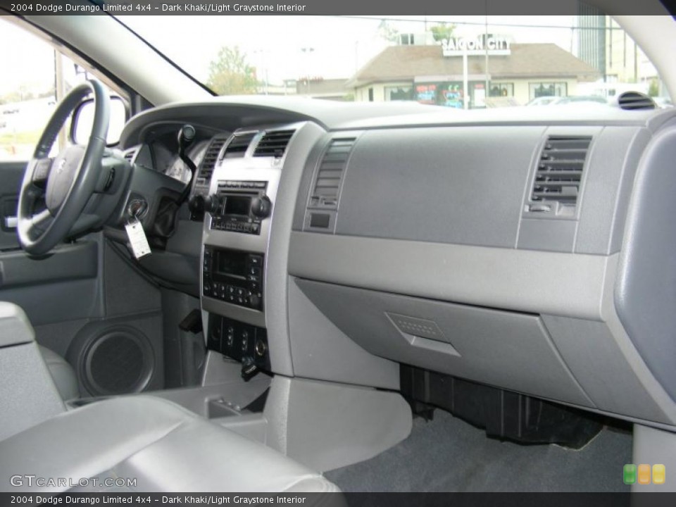 Dark Khaki/Light Graystone Interior Dashboard for the 2004 Dodge Durango Limited 4x4 #38894930