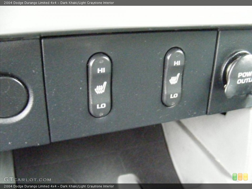 Dark Khaki/Light Graystone Interior Controls for the 2004 Dodge Durango Limited 4x4 #38895122