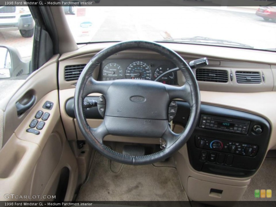 Medium Parchment Interior Dashboard for the 1998 Ford Windstar GL #38896030