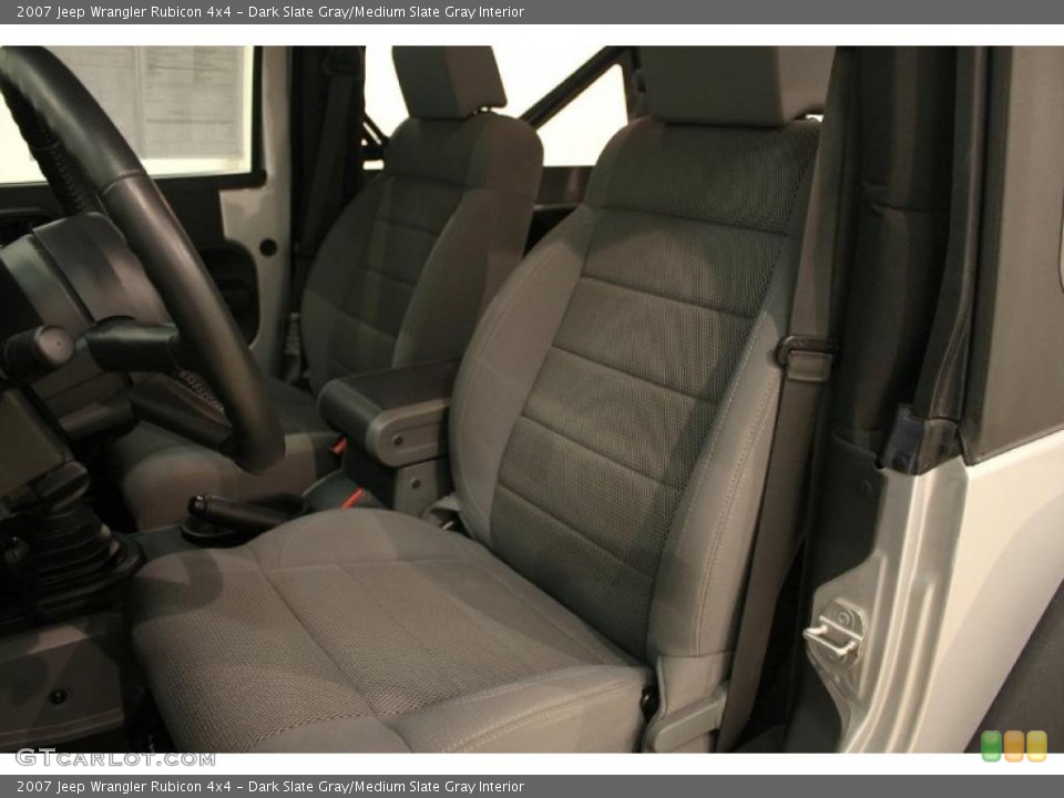 Dark Slate Gray/Medium Slate Gray Interior Photo for the 2007 Jeep Wrangler Rubicon 4x4 #38896282