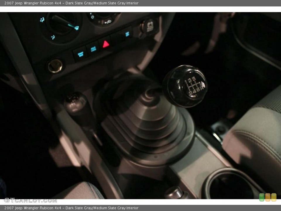 Dark Slate Gray/Medium Slate Gray Interior Transmission for the 2007 Jeep Wrangler Rubicon 4x4 #38896362