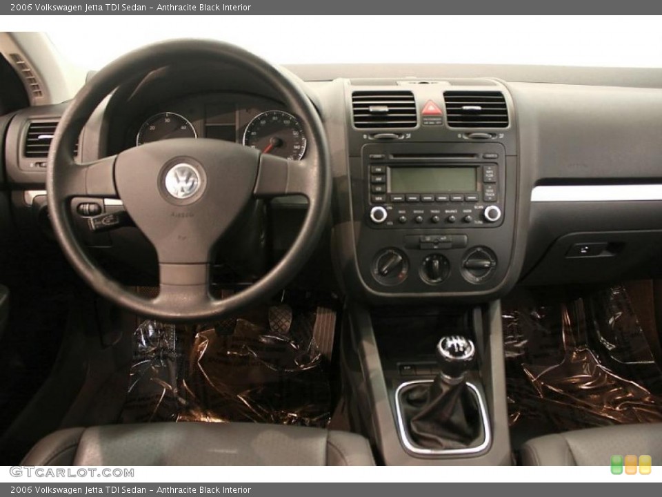 Anthracite Black Interior Dashboard for the 2006 Volkswagen Jetta TDI Sedan #38896810
