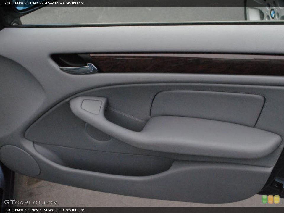 Grey Interior Door Panel for the 2003 BMW 3 Series 325i Sedan #38897518