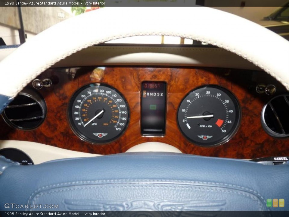 Ivory Interior Gauges for the 1998 Bentley Azure  #38898490