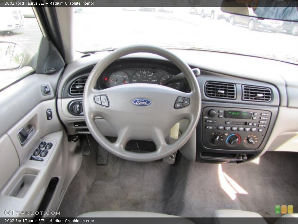 Medium Graphite Interior Dashboard for the 2002 Ford Taurus SES #38898562